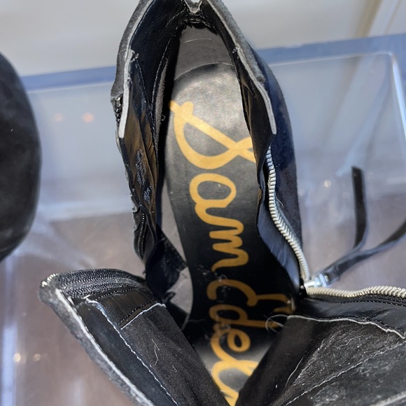 Sam Edelman Black Suede Booties - Picture 10 of 11